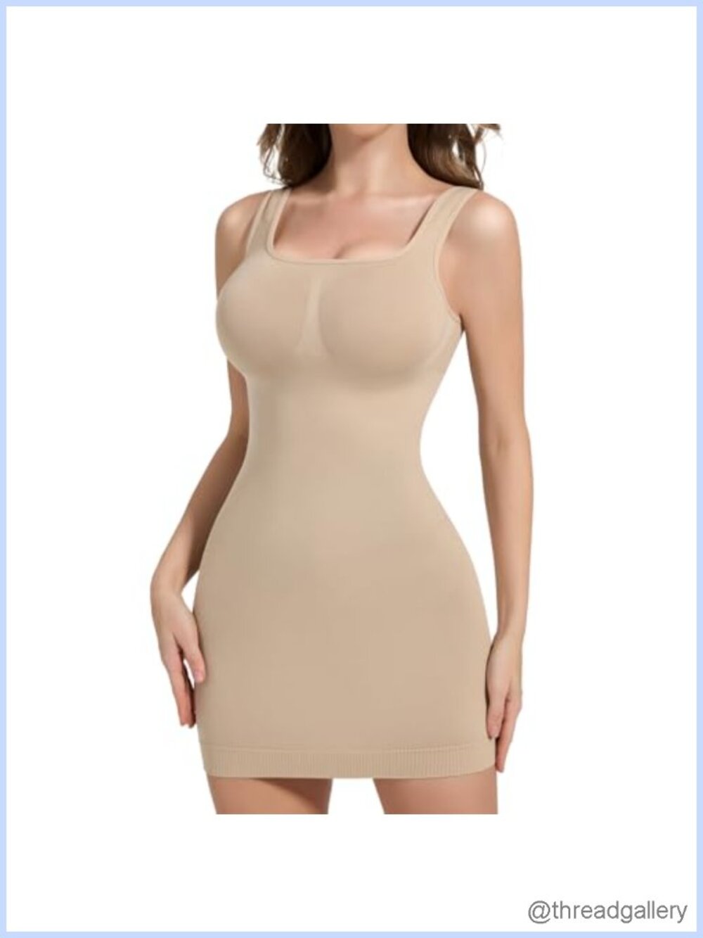 Full Slip Shapewear Tummy Control 3D Butt Lift Under Dress